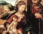 汉斯 布格迈尔 : Holy Family with the Child St John